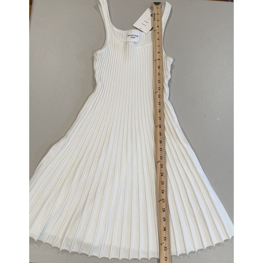 NEW Willow & Wind Knit Dress Womens Medium Bridal Bride Bachelorette Travel - Picture 4 of 5
